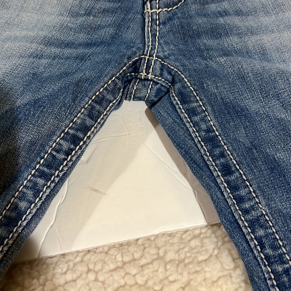 Miss me studded rhinestone jeans size 27 wide leg - Picture 8 of 11